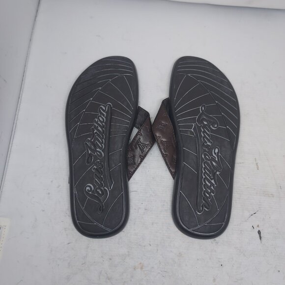 Louis Vuitton Brown LV Monogram MENS Sandal - Picture 3 of 13